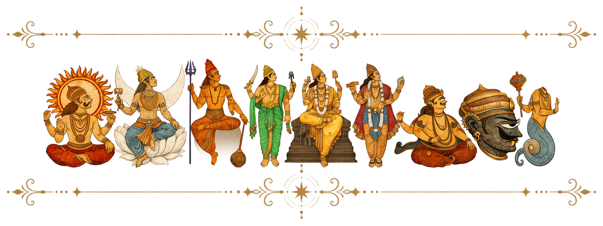 Navagraha - Nine Celestial Deities